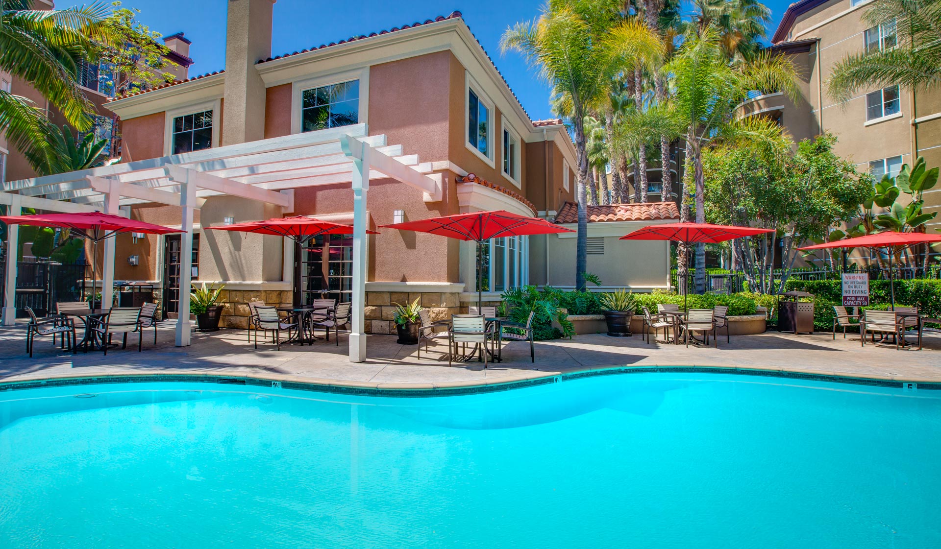 Take a dip in our swimming pool